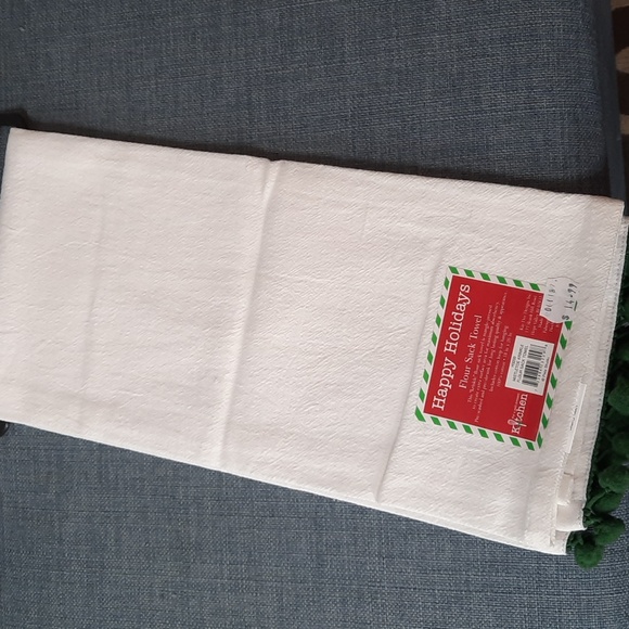 Naughty Is The New Nice Flour Sack Kitchen Dish Hand Towel Christmas Holiday NWT - Picture 7 of 8